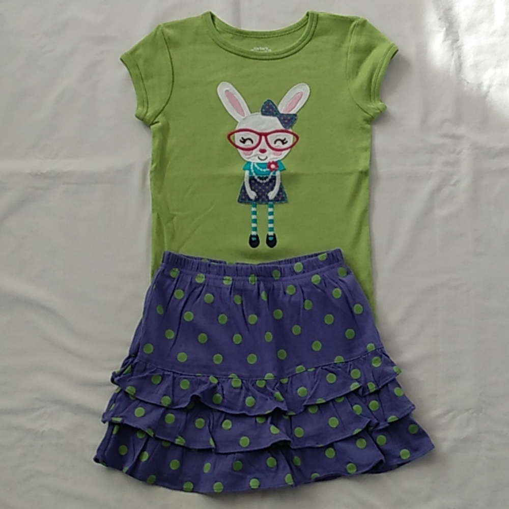 Carter's shirt and skort set